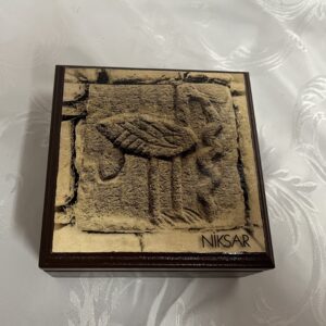 Niksar leylek li (yılan lı)köprü sembolü fotoğraf lı kare kutu
