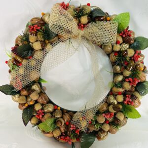 Doğadan kapı süsü ( çapı 30 cm)