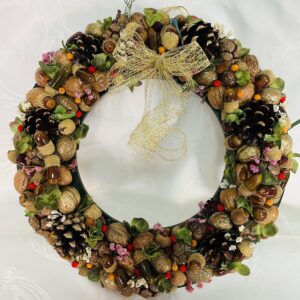 Doğadan kapı süsü ( çapı 30cm)