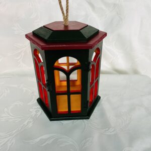Yeni yıl dekorasyon mini fener yükseklik 18 cm