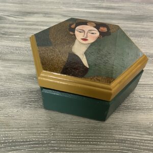 Takı kutusu 14x14.5x6.5 cm