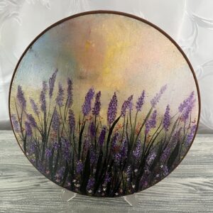 El yapımı ahşap pano 25x25 cm